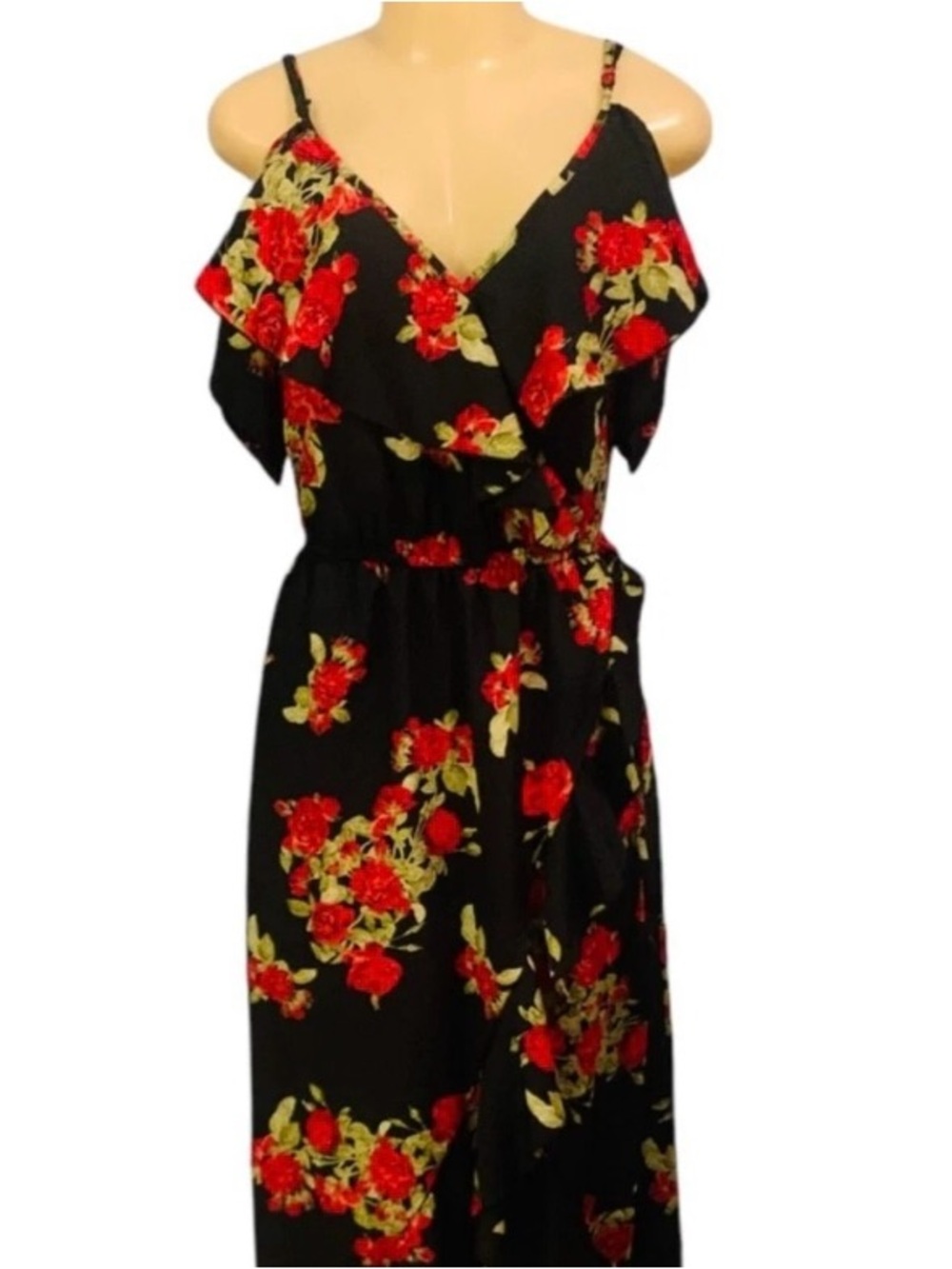 Indulge Instyle Sz M Women Dress Black